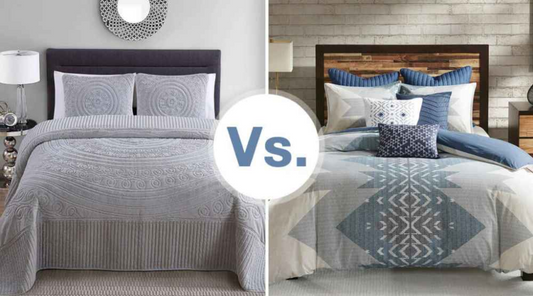 Difference between bedspread and quilt