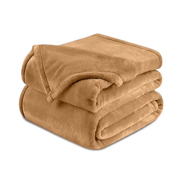 Fleece blankets - Camel