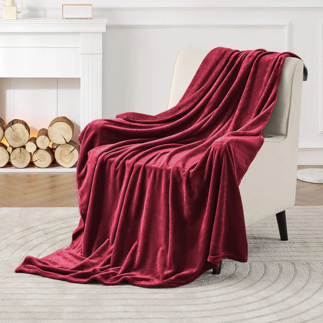 Fleece blankets - Maroon