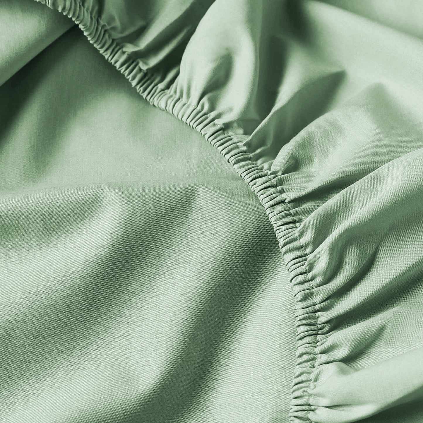 Sea green - Fitted sheet - 3 PCS king size
