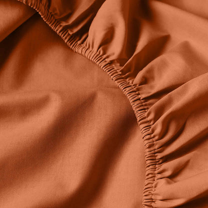 Rust- fitted sheet - king size (3-pcs)