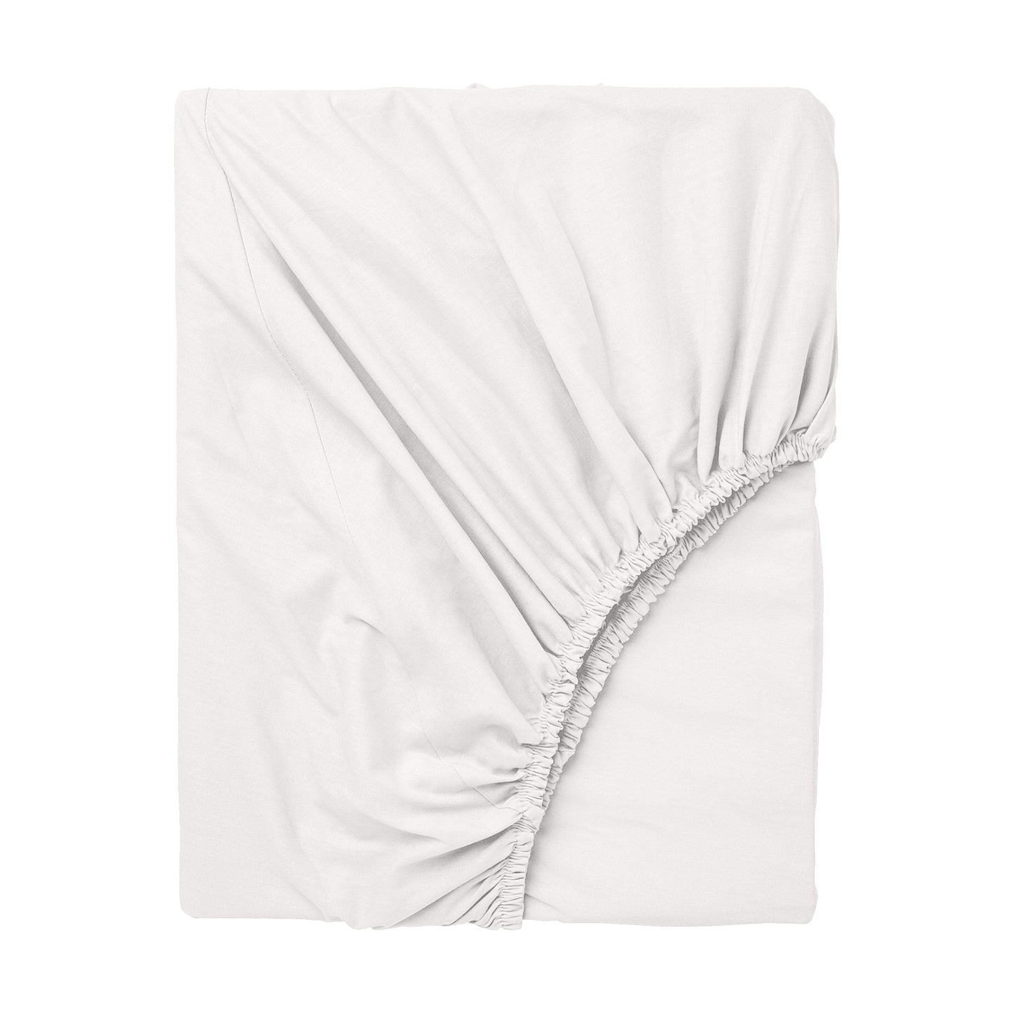 White- Fitted sheet (3-pcs) - King size