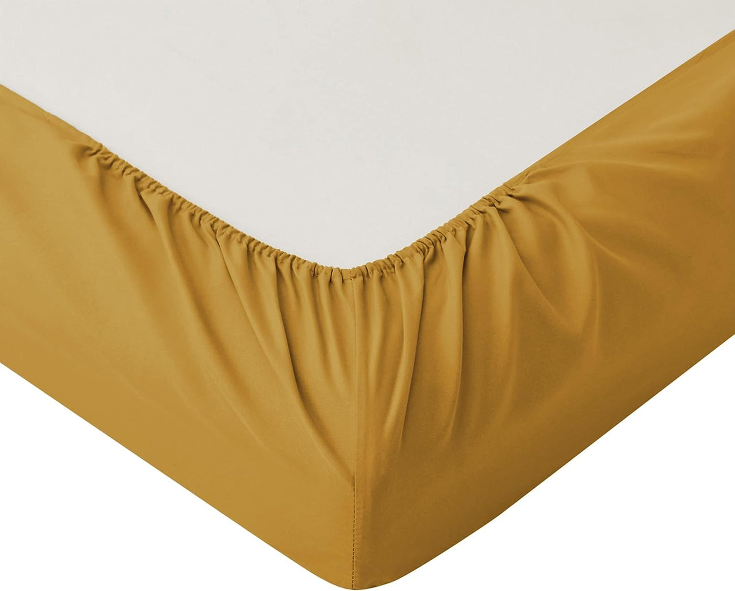 Ochre- Fitted sheet (3-pcs) - King size